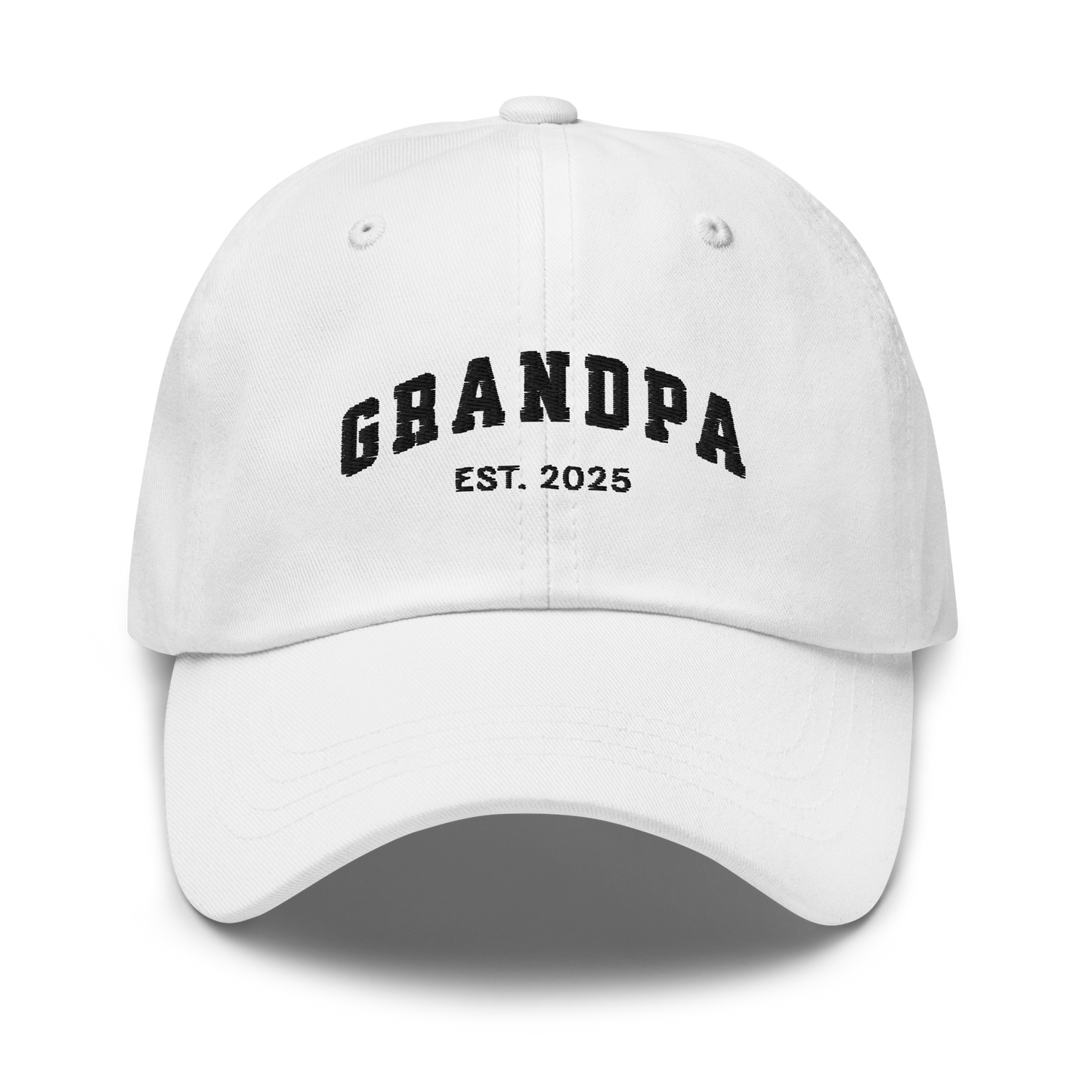 CUSTOM YEAR Grandpa to Be Embroidered Dad Hat