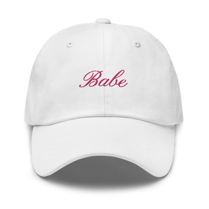 Babe Bachelorette Cursive Embroidered Dad Hat