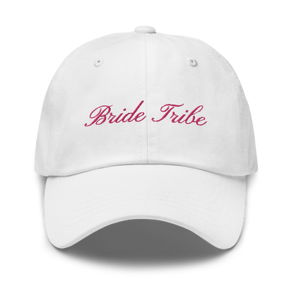 Bride Tribe Bachelorette Cursive Embroidered Dad Hat