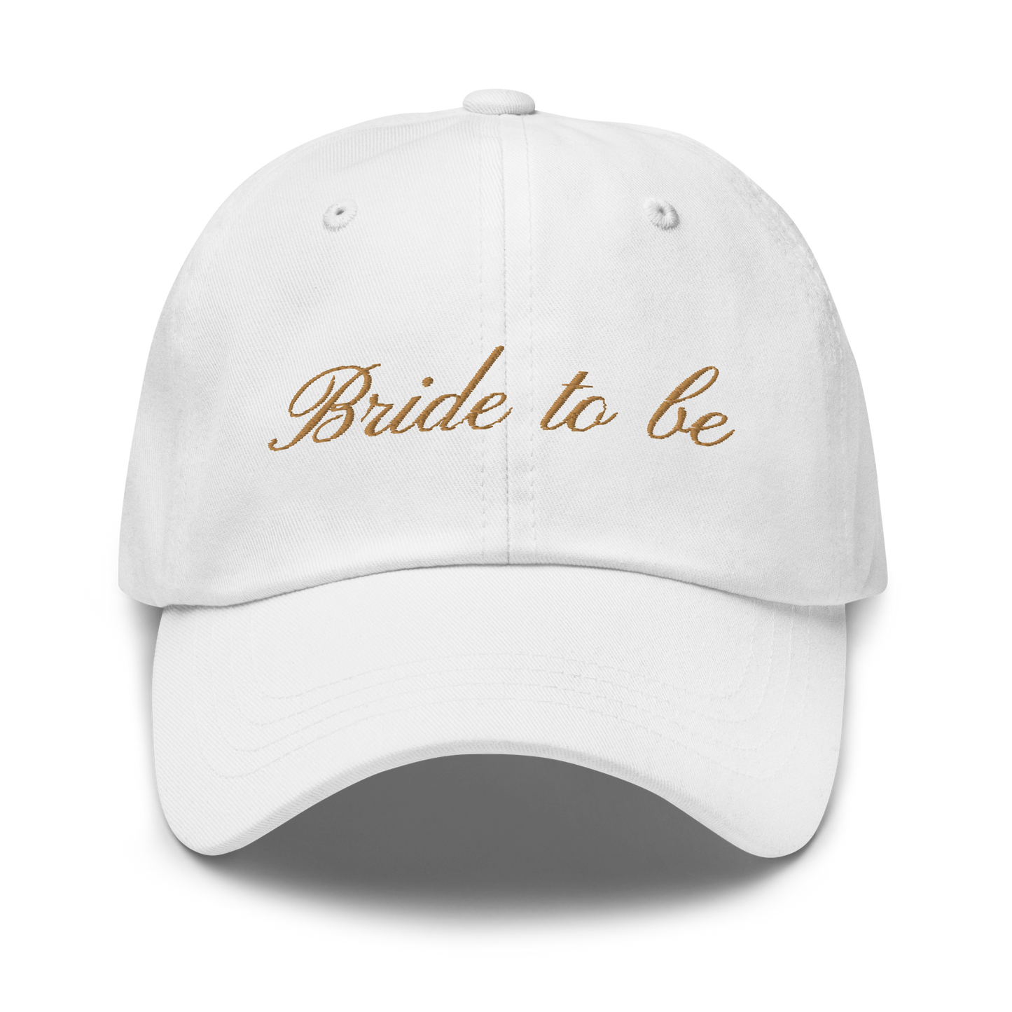 Bride to Be Cursive Embroidered Dad Hat