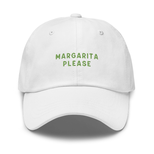 Margarita Please Cocktail Embroidered Dad Hat