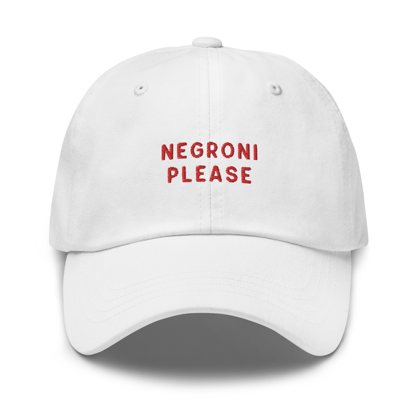 Negroni Please Cocktail Embroidered Dad Hat