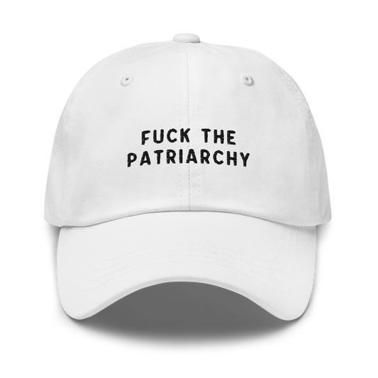 Fuck the Patriarchy Feminist Embroidered Dad Hat