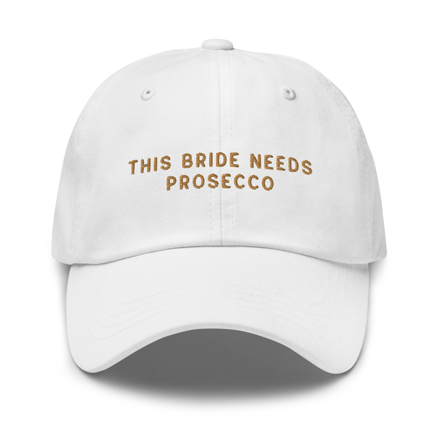 This Bride Needs Prosecco Embroidered Cap