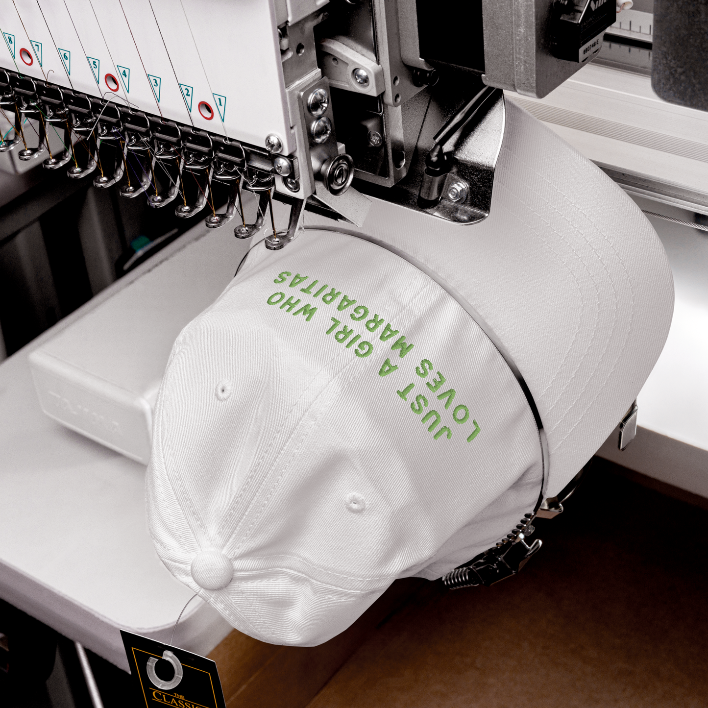 Just A Girl Who Loves Margaritas Embroidered Cap