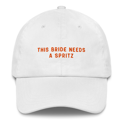 This Bride Needs A Spritz Embroidered Cap