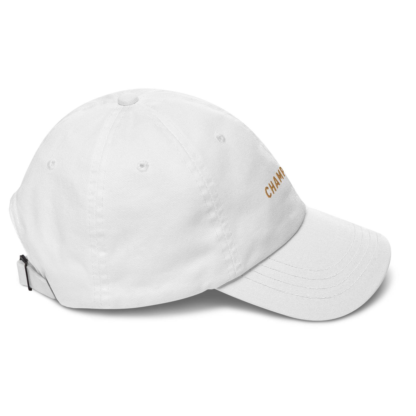 Champagne Embroidered Dad Hat