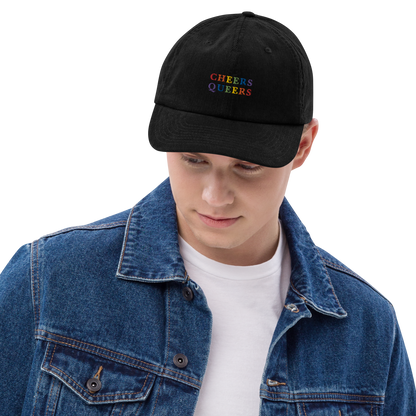 Cheers Queers Pride Embroidered Corduroy Cap