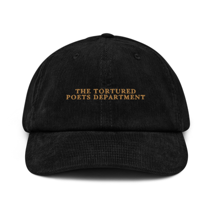 The Tortured Poets Department Embroidered Corduroy Hat