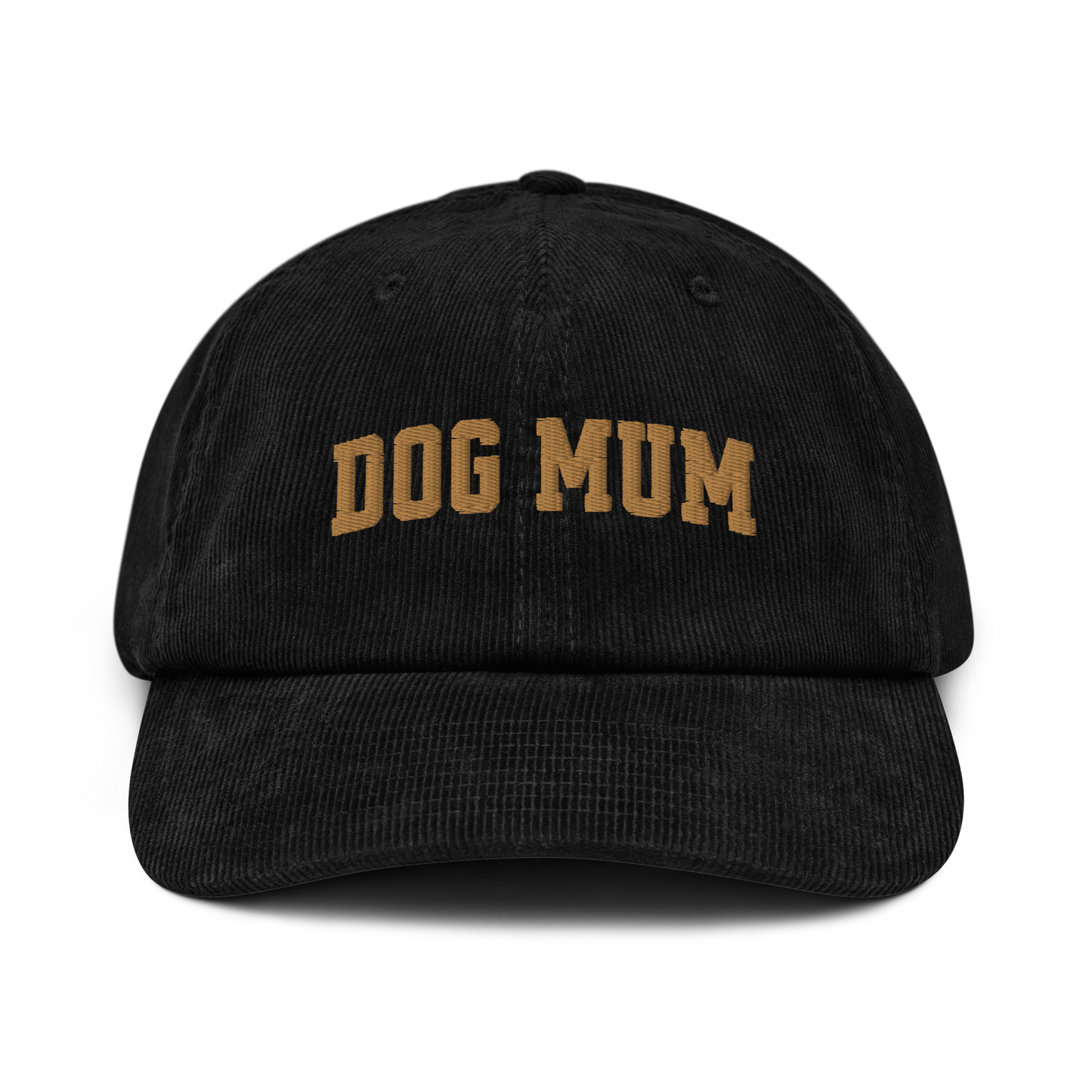 Dog Mum Embroidered Corduroy Hat