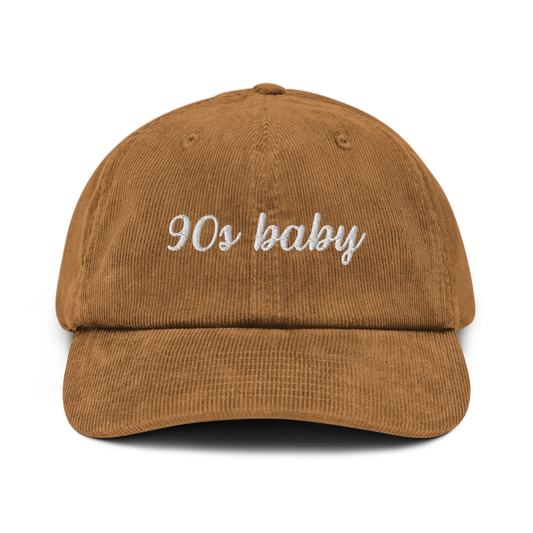 90s Baby Embroidered Corduroy Hat