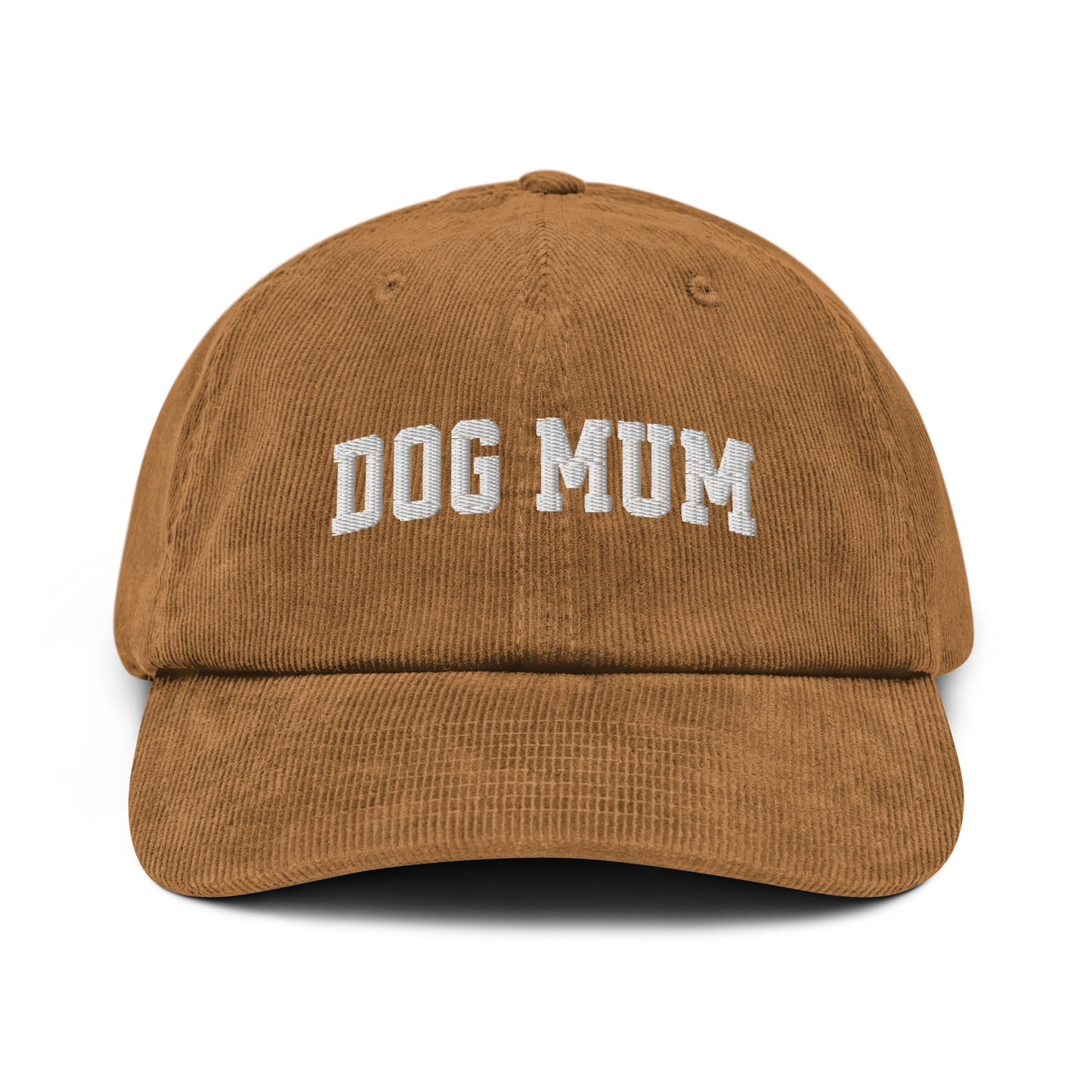 Dog Mum Embroidered Corduroy Hat