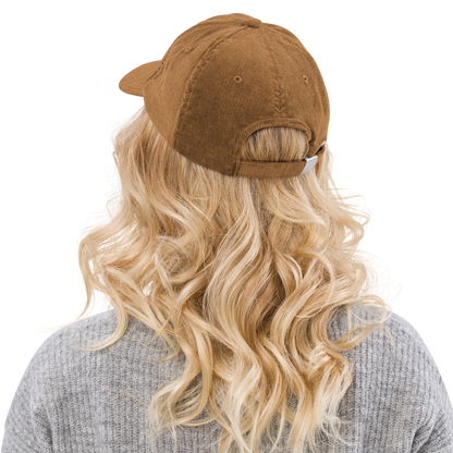 Moka Pot Coffee Embroidered Corduroy Cap