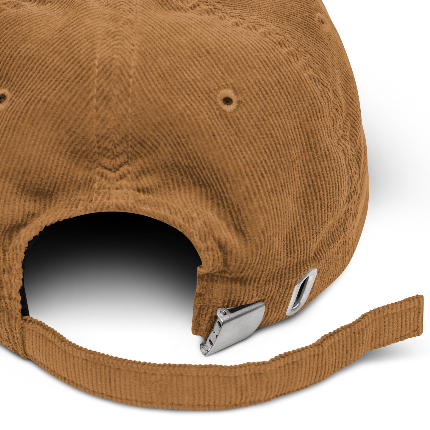 Running Late Embroidered Corduroy Hat