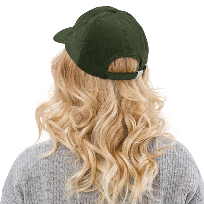 Out of Office Embroidered Corduroy Hat