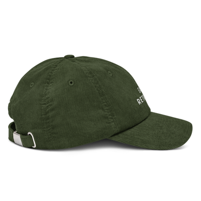 Early Retirement Embroidered Corduroy Hat