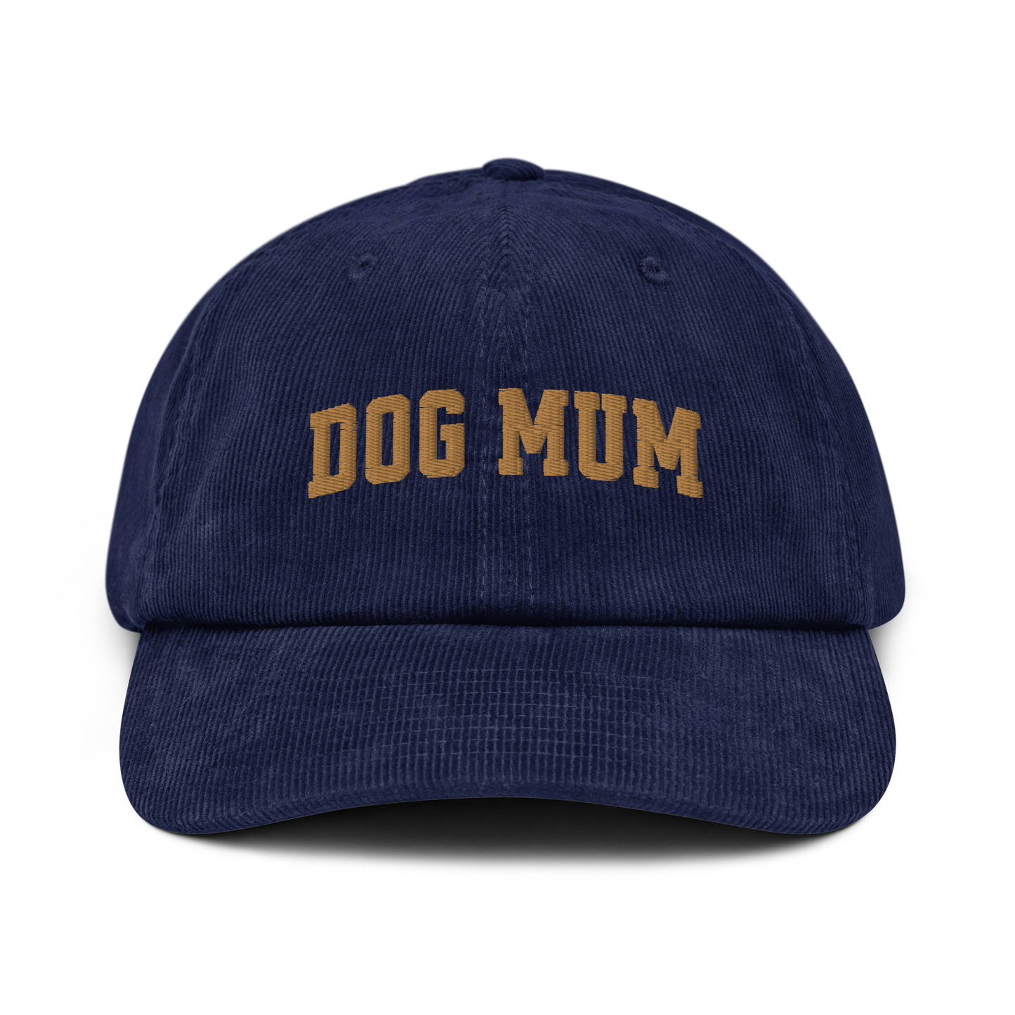 Dog Mum Embroidered Corduroy Hat