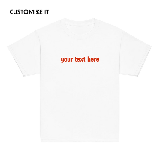 CUSTOM Your Text Baby Tee