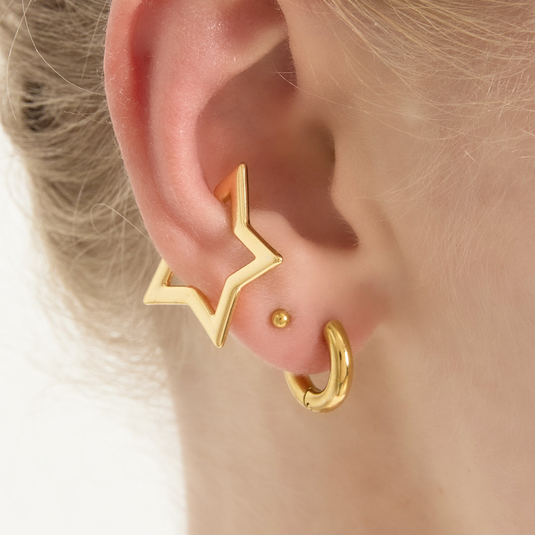 Copper Ear Cuffs Star Casual Daily