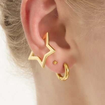 Copper Ear Cuffs Star Casual Daily