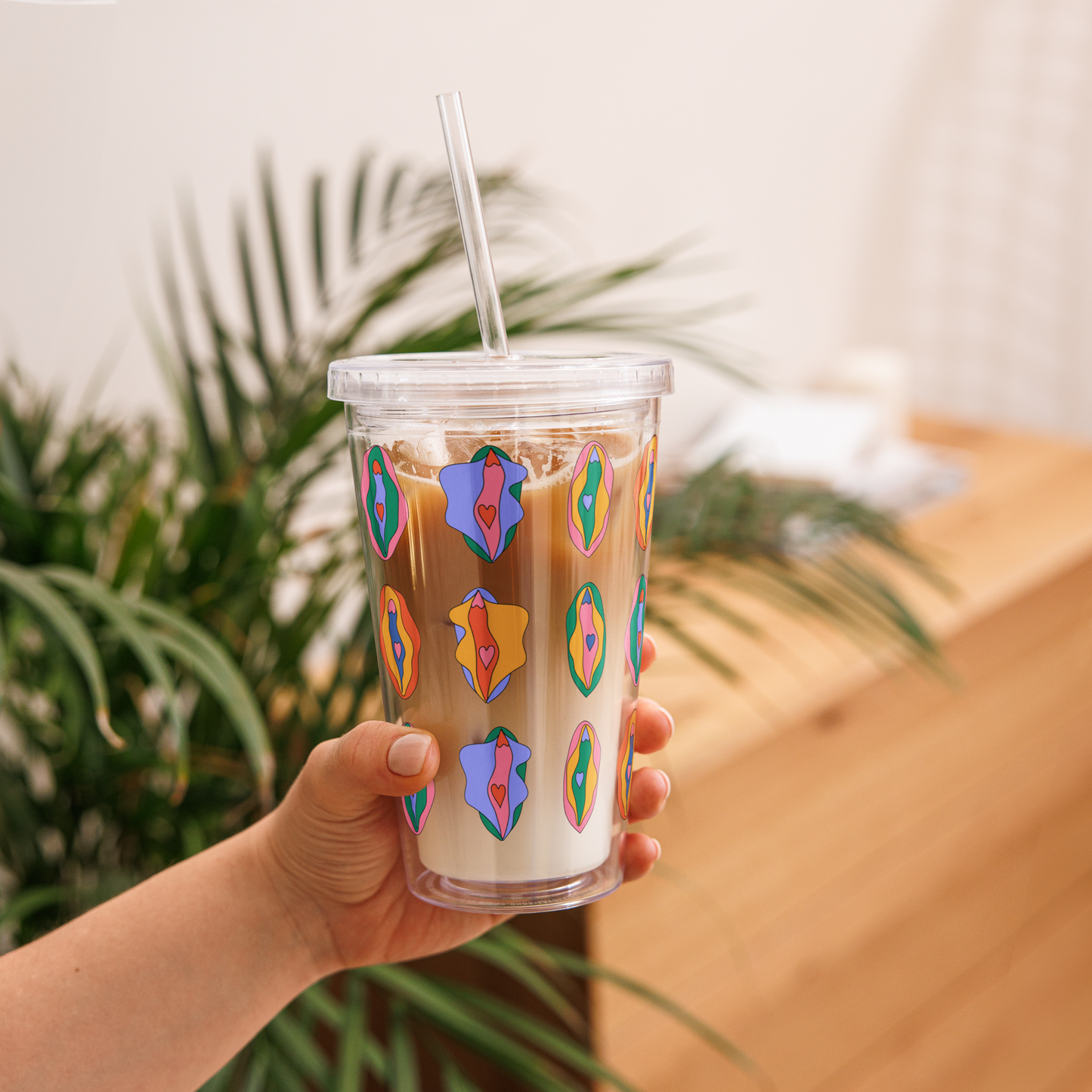 Vulva Pride Feminist Tumbler