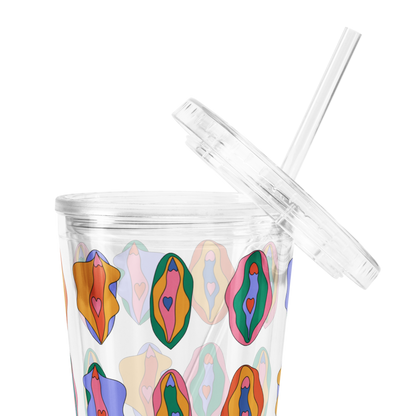 Vulva Pride Feminist Tumbler