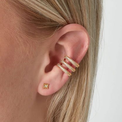 Ear cuff bling trio