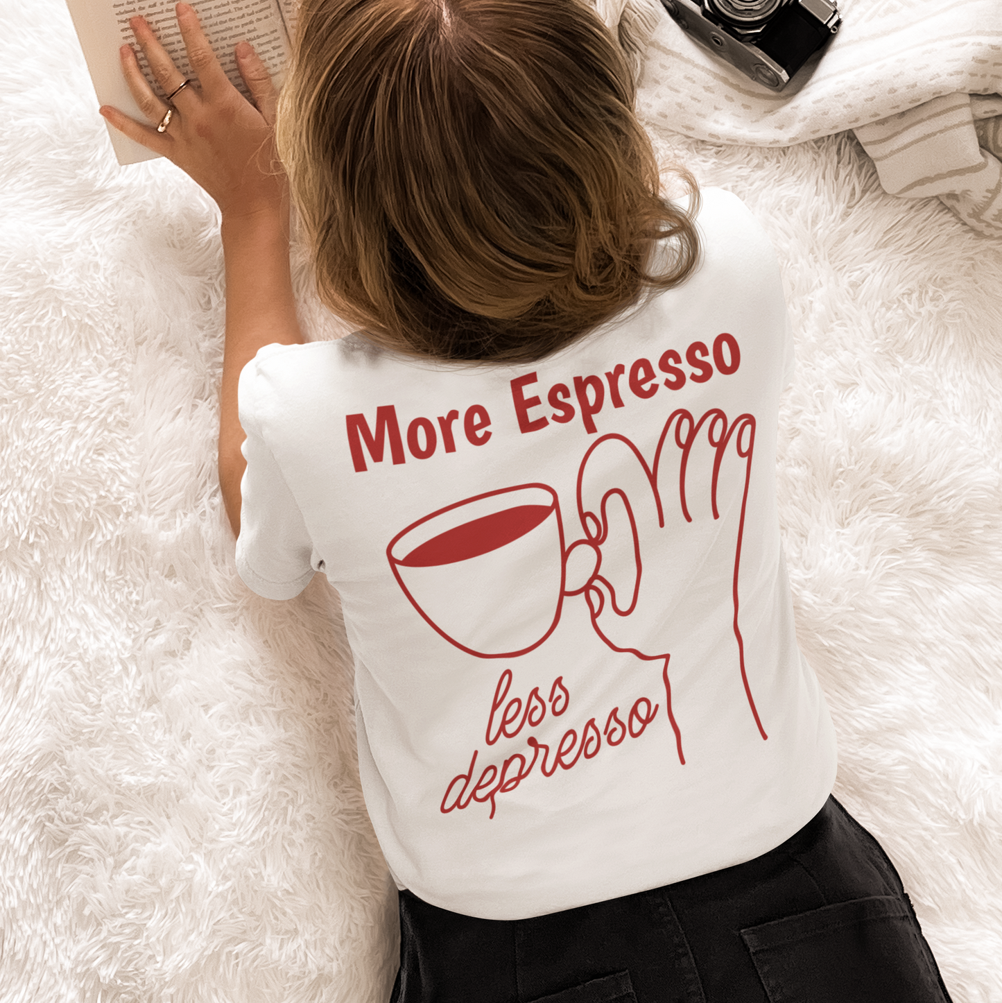 More Espresso Less Depresso Premium T-Shirt