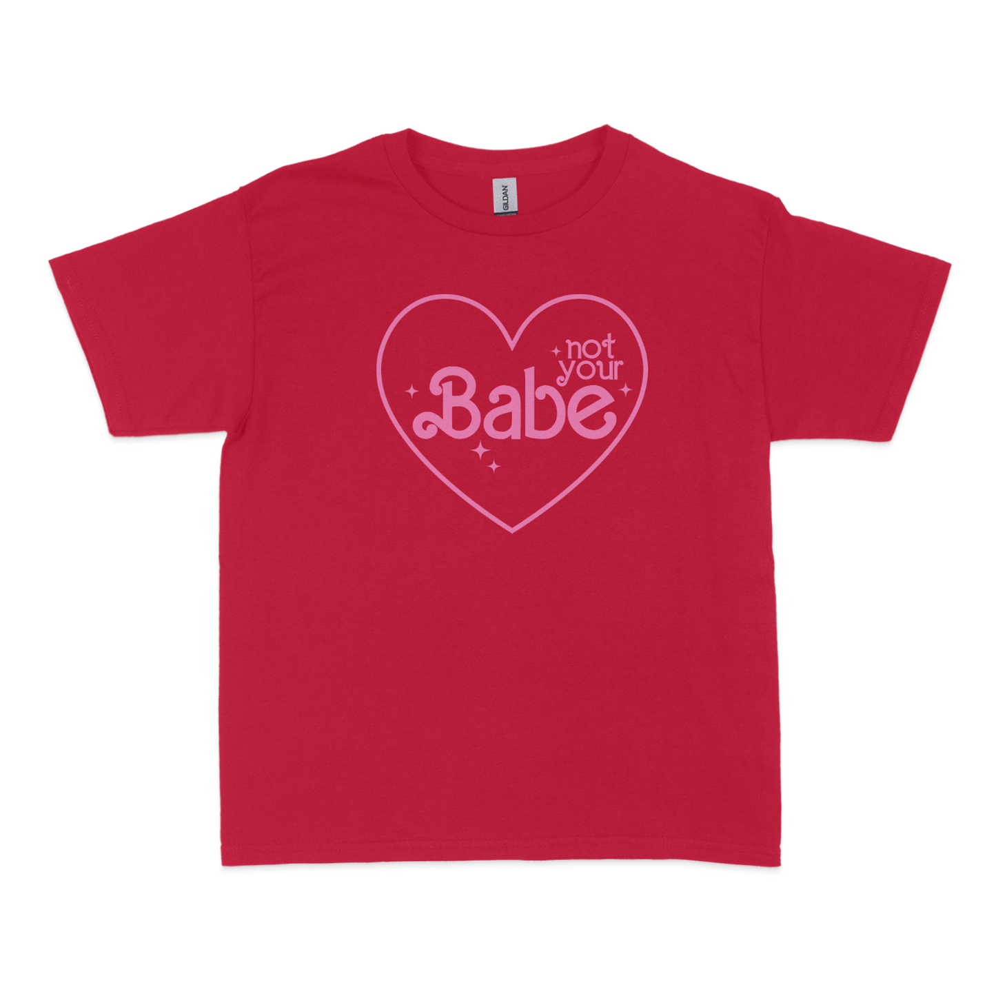 Not Your Babe Feminist Baby Tee