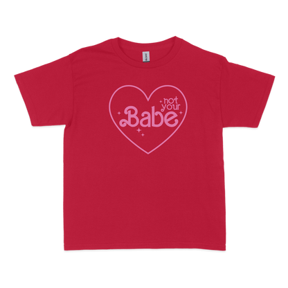 Not Your Babe Feminist Baby Tee