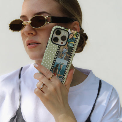 CUSTOM PHOTO Speckled Sage Aesthetic iPhone Case