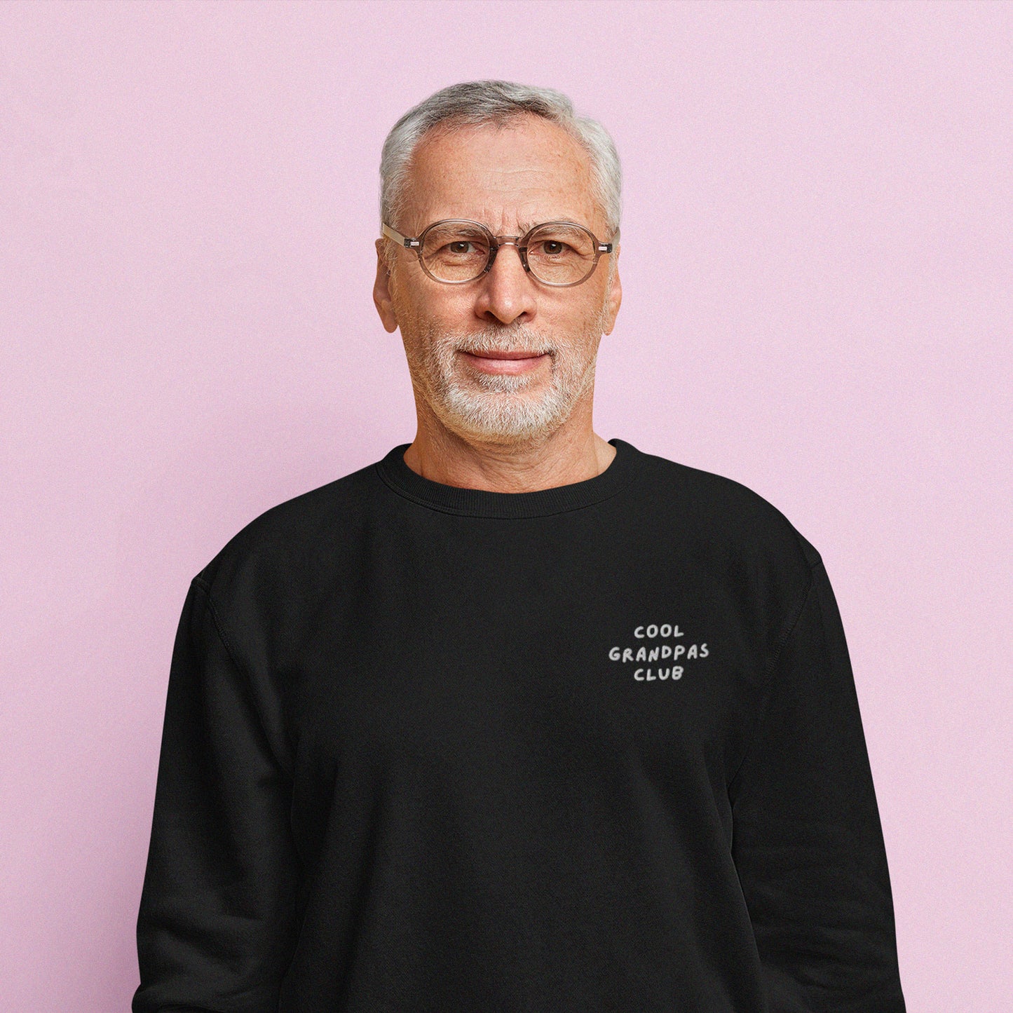 Cool Grandpas Club Embroidered Sweatshirt