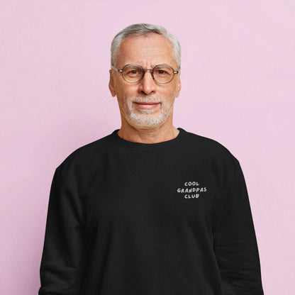 Cool Grandpas Club Embroidered Sweatshirt