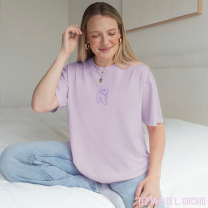 CUSTOM YOUR PET Portrait Embroidered Classic T-Shirt