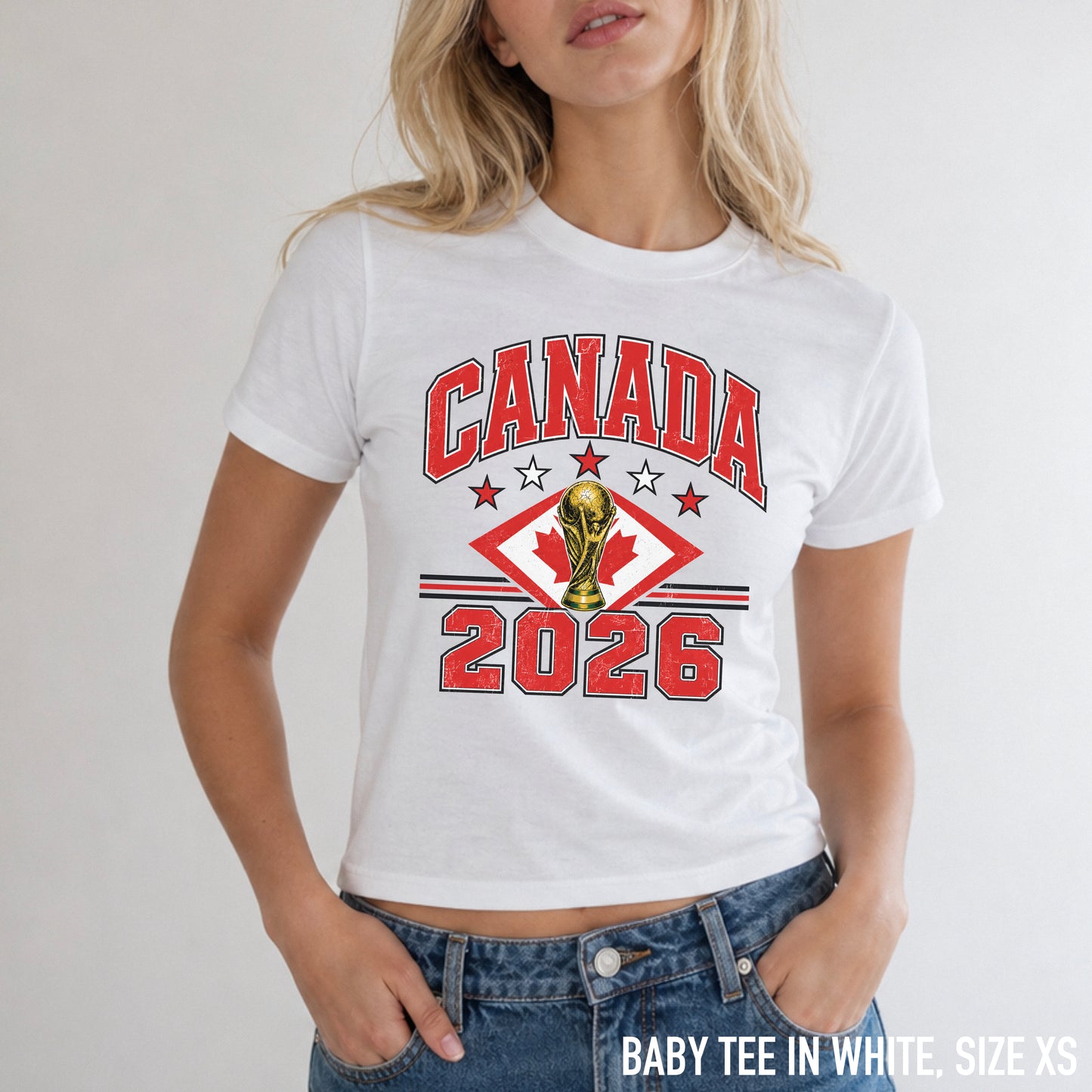 Canada 2026 Football World Cup Baby Tee