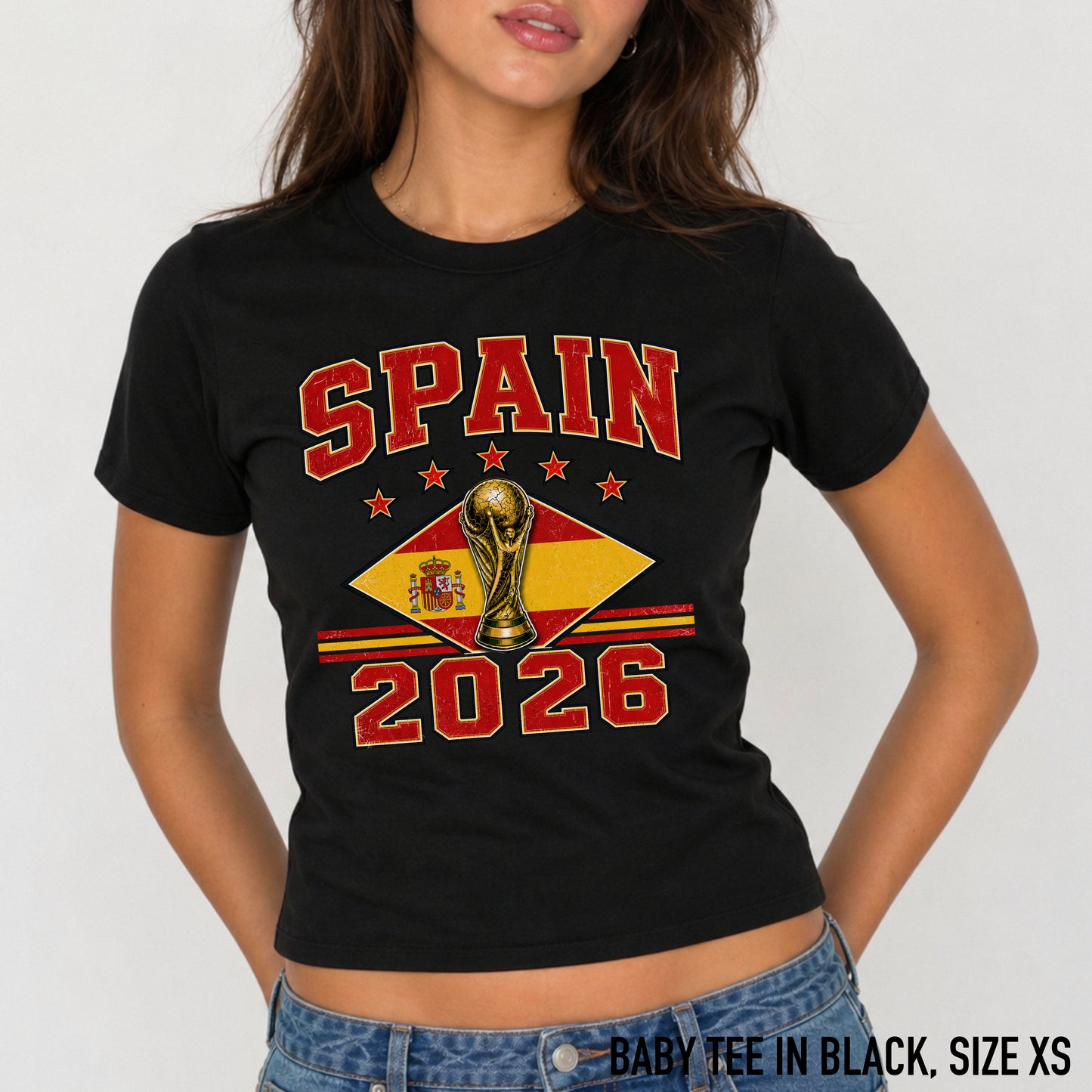 Spain 2026 Football World Cup Baby Tee