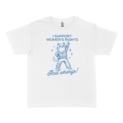 I Support Women’s Rights Wrongs Baby Tee