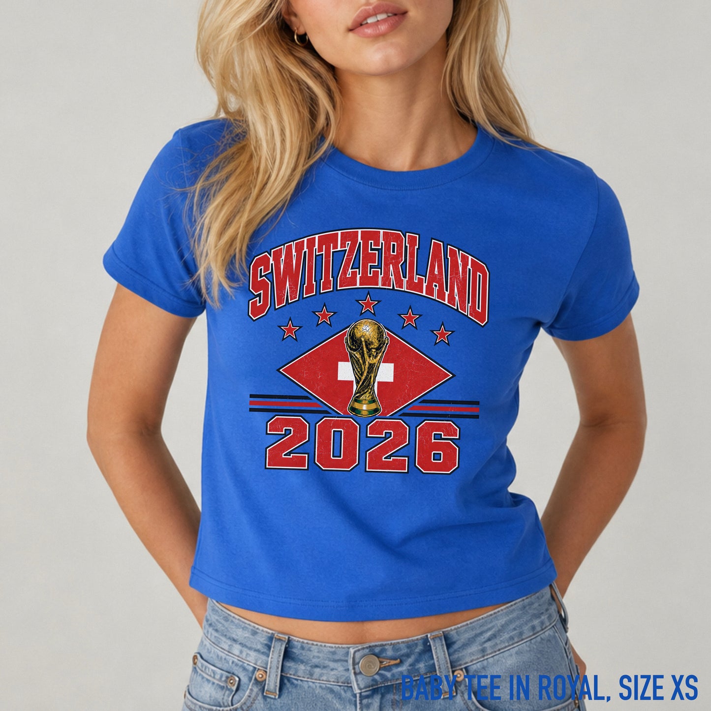 Switzerland 2026 Football World Cup Baby Tee