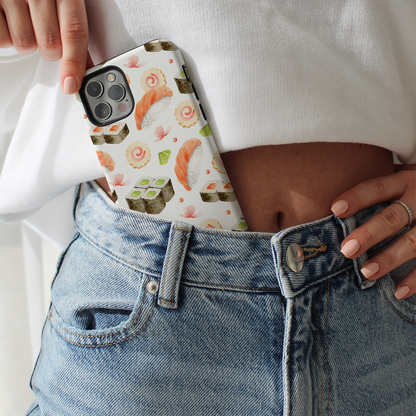 Roll With It Sushi iPhone Case