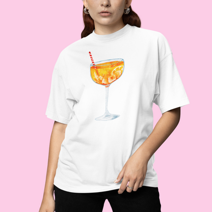 Aperol Spritz Watercolor Premium T-Shirt