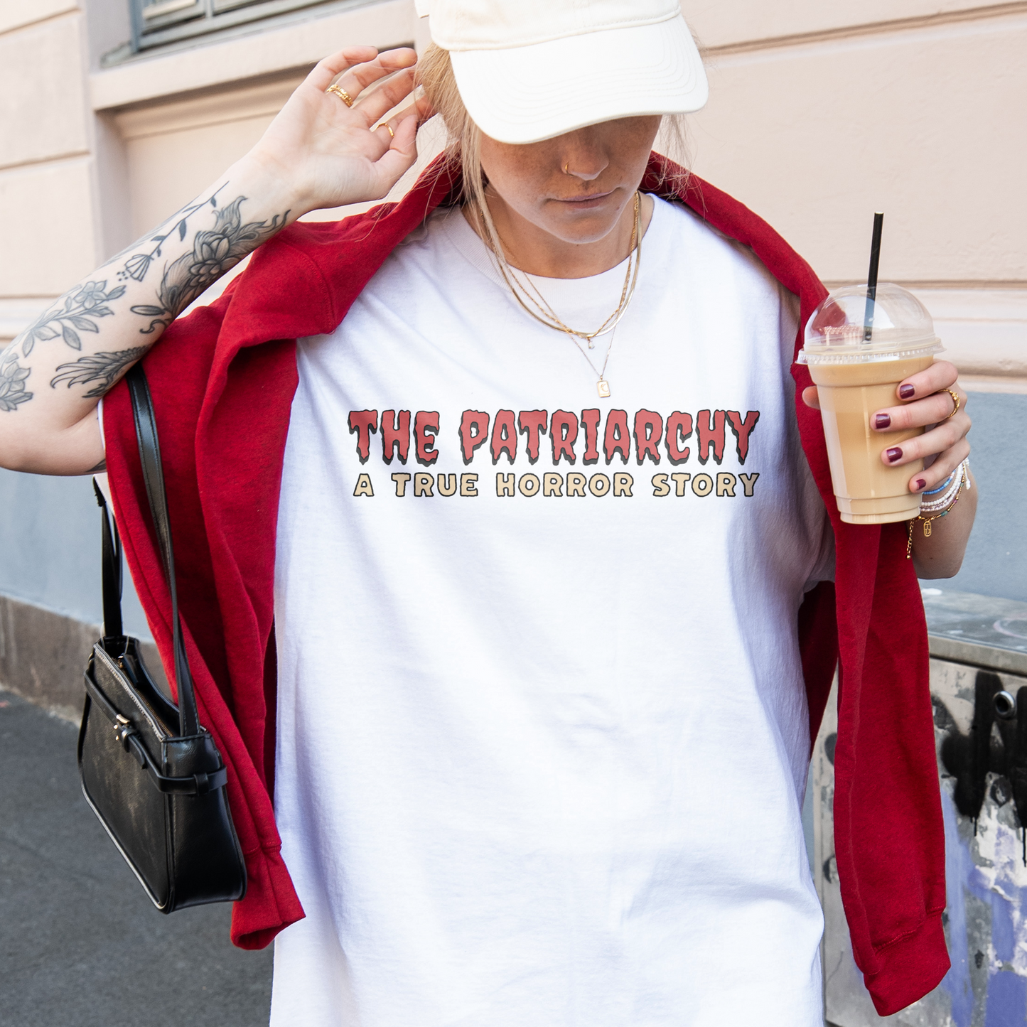 The Patriarchy: A True Horror Story Feminist Premium T-Shirt