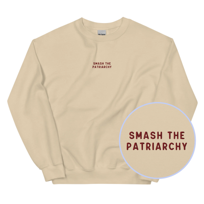 Smash the Patriarchy Embroidered Sweatshirt