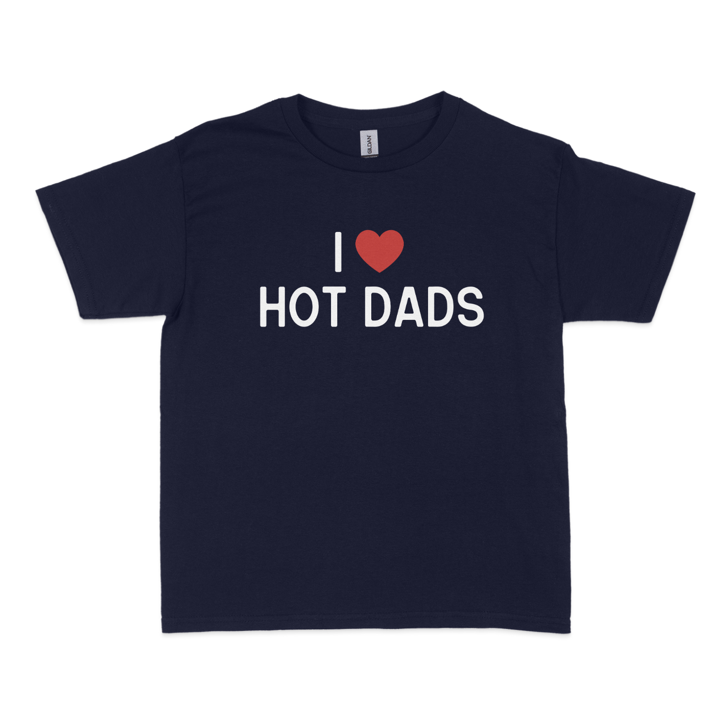 I Love Hot Dads Baby Tee