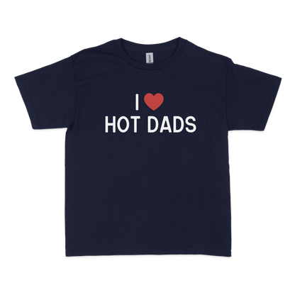 I Love Hot Dads Baby Tee