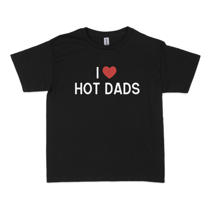 I Love Hot Dads Baby Tee