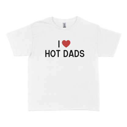 I Love Hot Dads Baby Tee