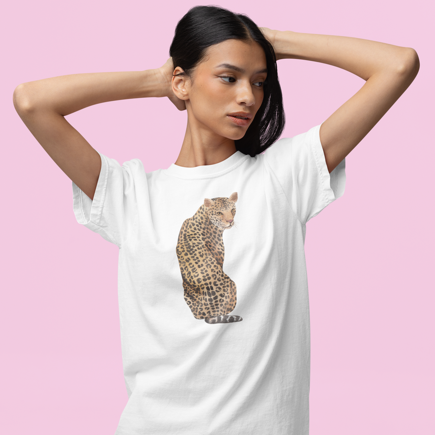 Leopard Watercolor Premium T-Shirt