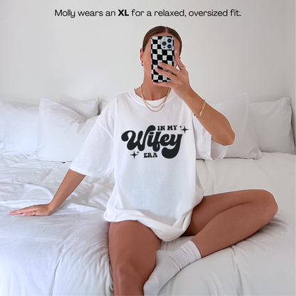 In my Wifey Era Bride Premium T-Shirt