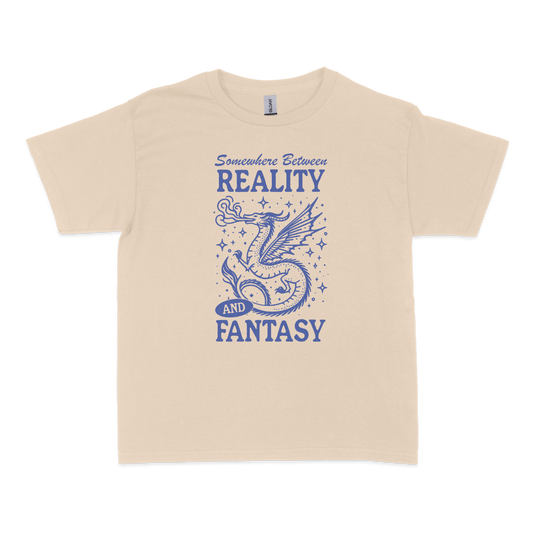 Somewhere Between Reality and Fantasy Baby Tee