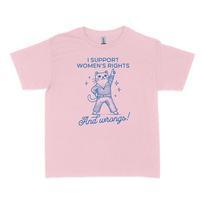 I Support Women’s Rights Wrongs Baby Tee